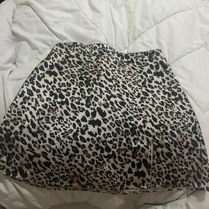 Princess Polly Leopard Skirt